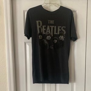 The Beatles Black Cotton Blend Shirt